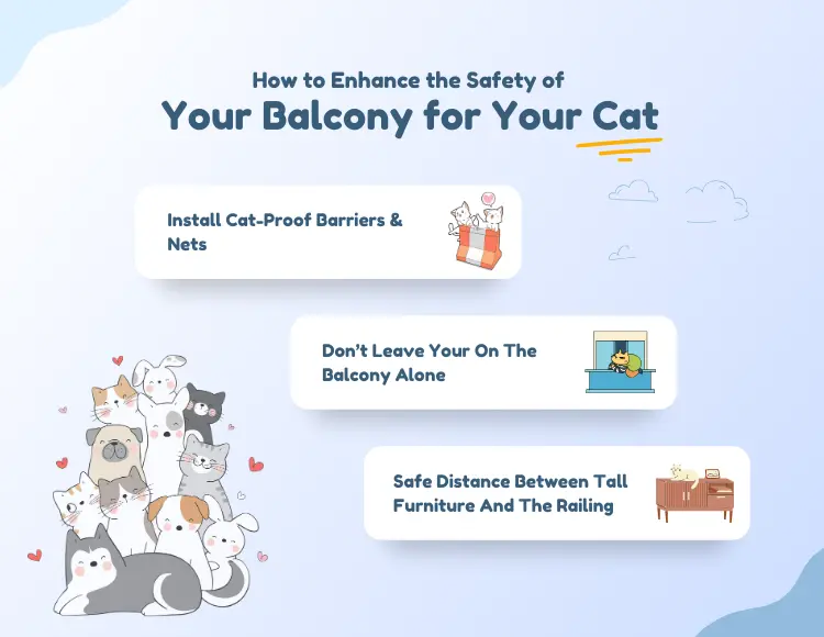 How to Enhance the Safety of Your Balcony for Your Cat